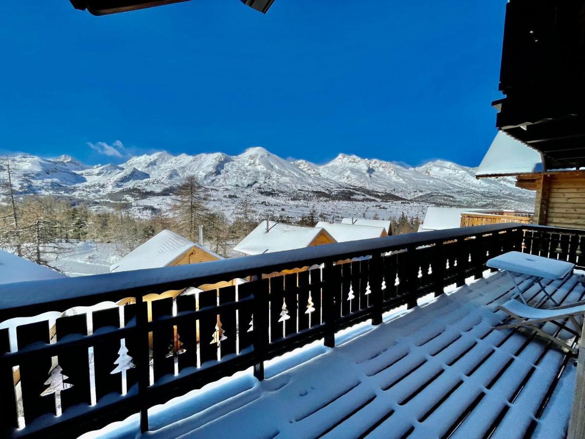 Chalet Aneloup Vue D'Exception A La Joue Du Loup Saint-Étienne-en-Dévoluy Zewnętrze zdjęcie